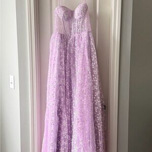 NWT Stacees Lilac Prom Dress